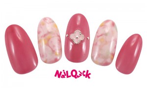 nail_pink_ Marble