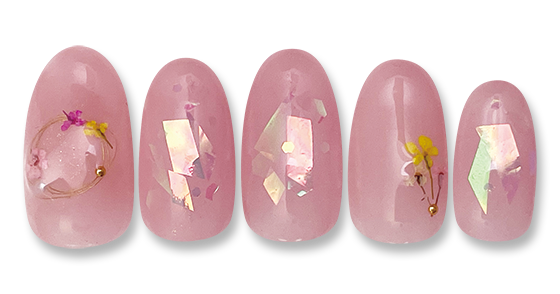 Pressed Flower Nail ネイルクイック