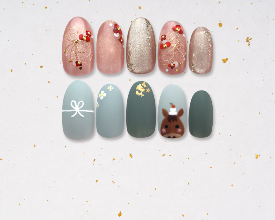 新年を彩る、和モダンネイル2026